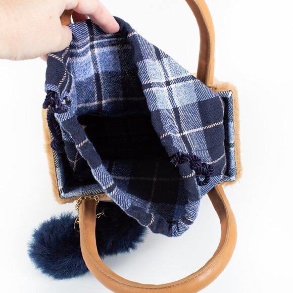 Violet & Brooks Nellie Faux Fur Box Purse - New! - Picture 6 of 12